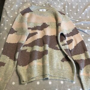 Camo sweater